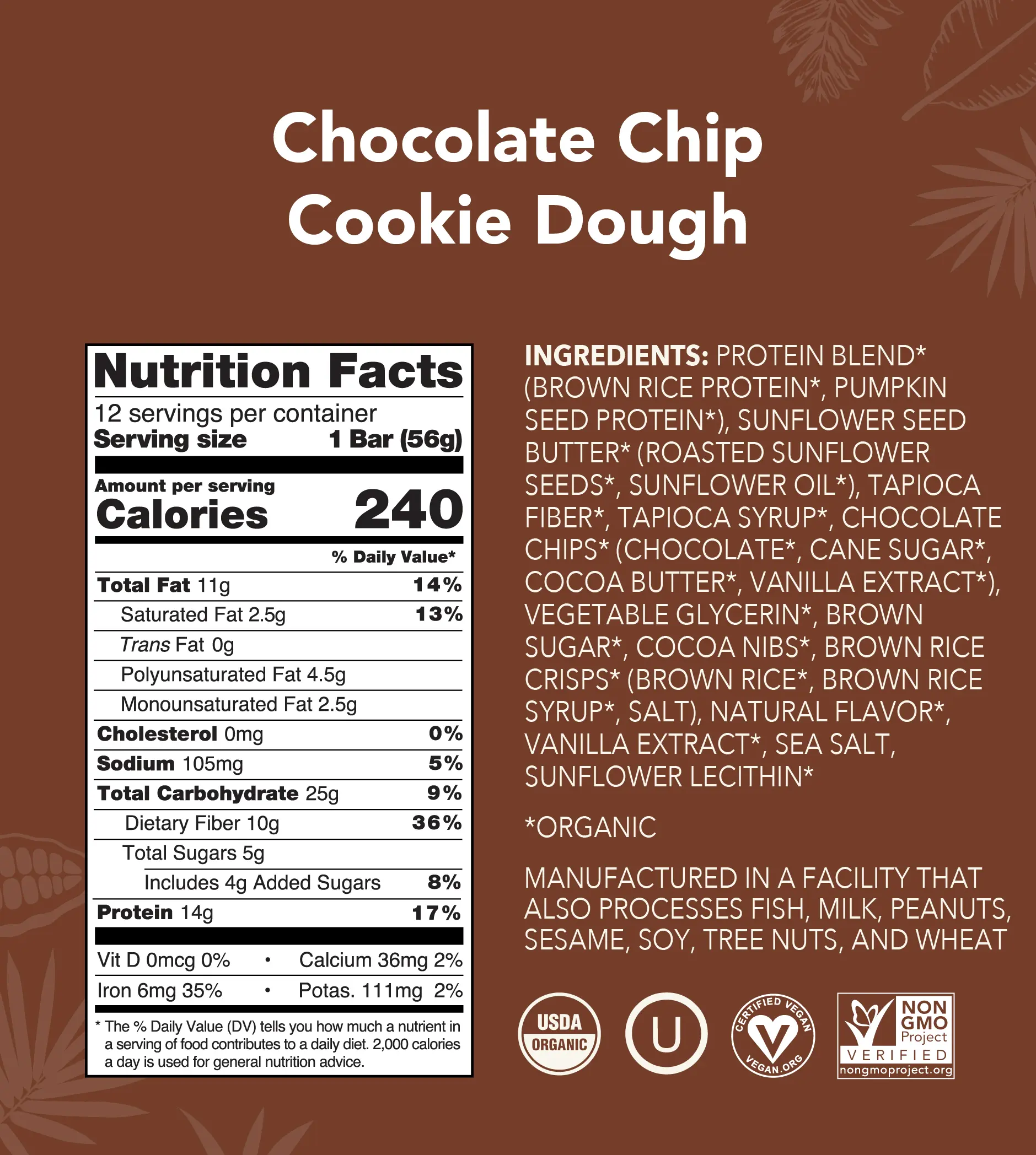 Chocolate Chip Cookie Dough - Protein Bars - Image 6